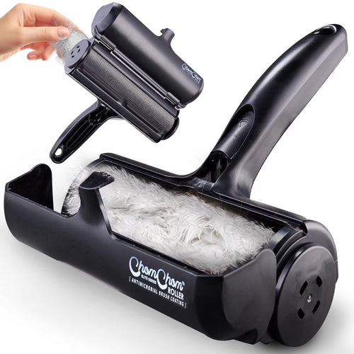 Pet Hair Remover Reusable Lint Roller, Black
