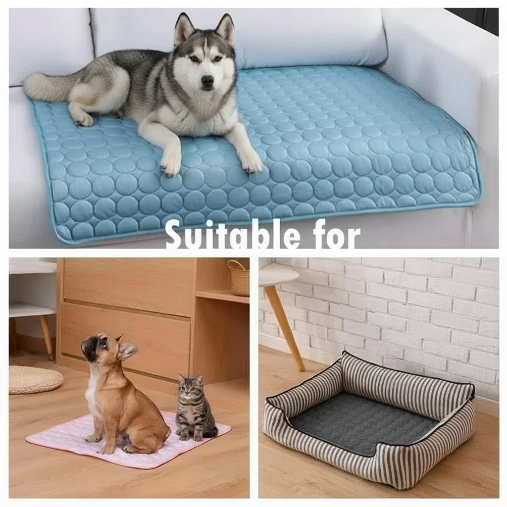 Dog Cooling Mat Summer Pet Cold Bed Extra Large for Small Big Dogs Pet Accessories Cat Durable Blanket Sofa Cat Ice Pad Blanket
