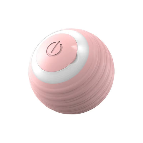 Luxury Rubber Electric Automatic Rolling Ball Cat Toy with Self-Moving Feature for Cats