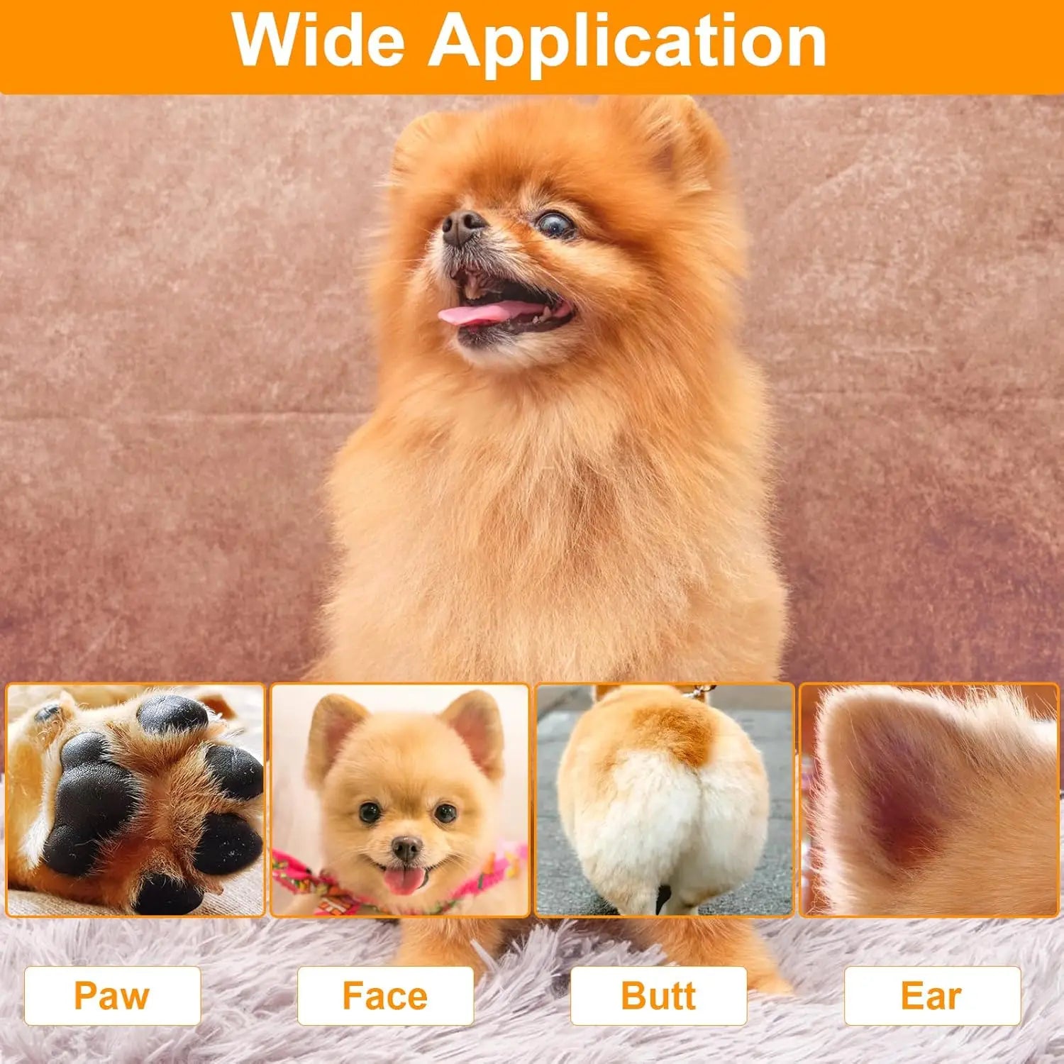 Pet Foot Shaver Cat Shaving Electric Pusher Dog Trimming Foot Hair Shaving Electric Pusher for Dog Grooming Kit