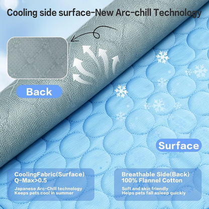 Dog and Cat Cooling Mat Summer Pet Cold Bed. Pet Accessories Ice Pad Blanket